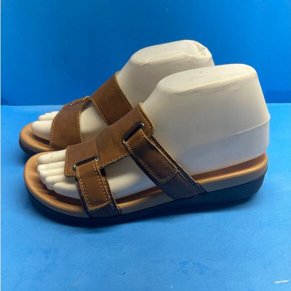 MEGNYA Comfortable Orthopeic Flip Flops for Women, Best Plantar Fasciitis Size 6 - Picture 2 of 11